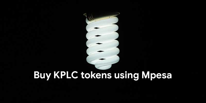 buy KPLC tokens using Mpesa