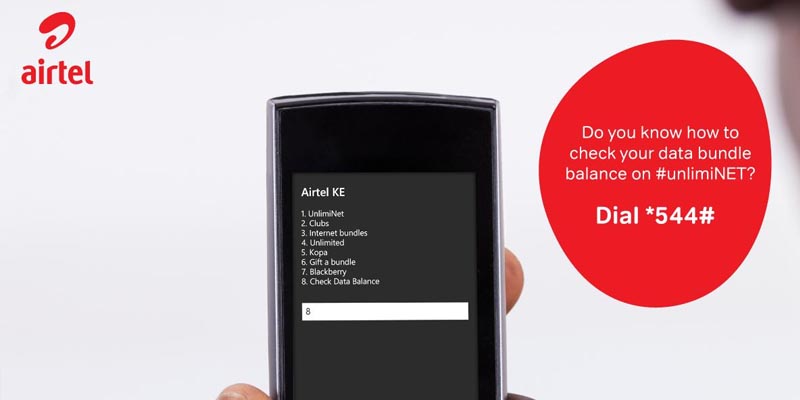 how to check airtel data bundle balance